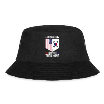 Half Korean is better than none - Bucket Hat - black - Front - Lela (165cm)