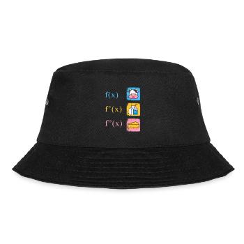 Math Derivation Cow Milk Cheese - Bucket Hat - black - Front - Lela (165cm)