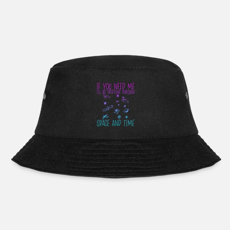 I'll Be Drifting Through Space And Time 3 - Bucket Hat - Schwarz