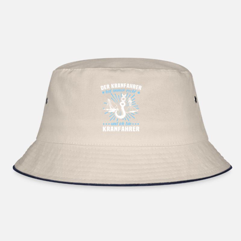 Kranführer Kran Kranfahrer Bucket Hat