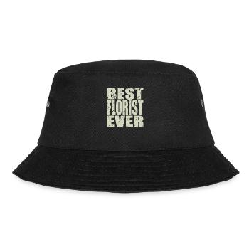 Best Florst ever Florist Gift - Bucket Hat - black - Front - Lela (165cm)