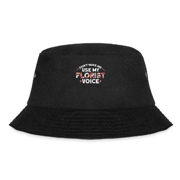 Florist Floristry Flowers Florist - Bucket Hat - black - Front - Lela (165cm)