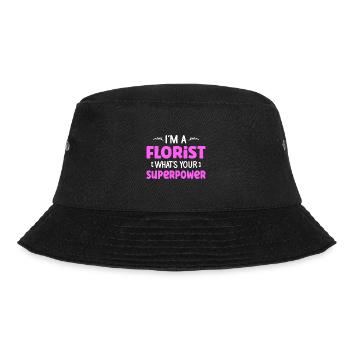 Florist Floristry Flowers Florist - Bucket Hat - black - Front - Lela (165cm)