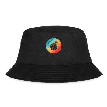 Onion Lover Retro Vegetables Vegan Gift idea - Bucket Hat - Schwarz - Vorne - Lela (165cm)