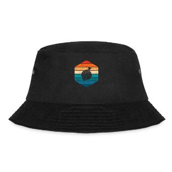 Onion Lover Retro Vegetables Vegan Gift idea - Bucket Hat - Schwarz - Vorne - Lela (165cm)
