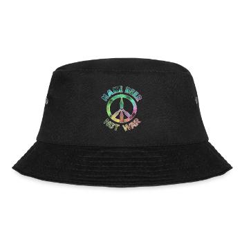 Make Beer Not War - Bucket Hat - black - Front - Lela (165cm)