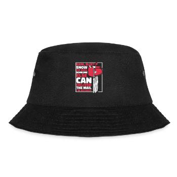 Postman Postal employee Post Parcel carrier - Bucket Hat - black - Front - Lela (165cm)