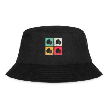 Lemon Fruit Lover Retro Lemonade Gift idea - Bucket Hat - Schwarz - Vorne - Lela (165cm)