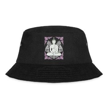 Buddhism Thai-Buddha Meditation-Buddha Thailand - Bucket Hat - black - Front - Lela (165cm)