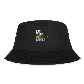 Forester Forestry Forester Forest Worker Forest - Bucket Hat - black - Front - Lela (165cm)