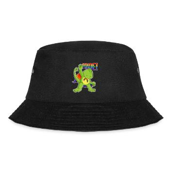 Chameleon I LGBTQ Flag I Rainbow Flag I Gay Pride - Bucket Hat - black - Front - Lela (165cm)