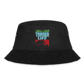 Trader Life Awesome Retro Bear Cycle T-Shirt - Bucket Hat - black - Front - Lela (165cm)