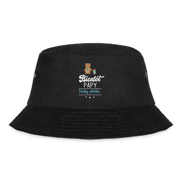 Bientôt Papy veuillez patienter, Cadeau futur papy - Bob - noir - Devant - Lela (165cm)