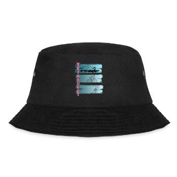 Triathlete Great T-Shirt Triathletes Triathlon - Bucket Hat - black - Front - Lela (165cm)