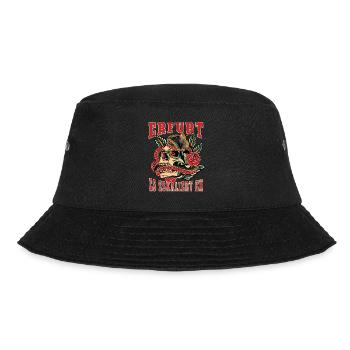 Erfurt Frau Geschenk es eskaliert eh Erfurt Frauen - Bucket Hat - Schwarz - Vorne - Lela (165cm)