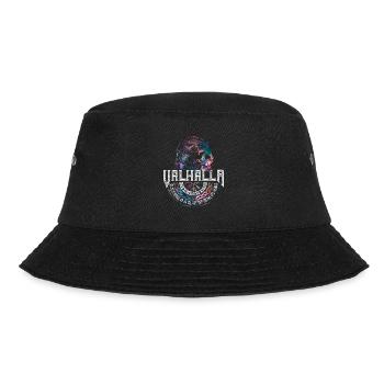 Wikinger Valhalla Viking Nordische Mythologie - Bucket Hat - Schwarz - Vorne - Lela (165cm)