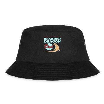 Bearded Dragon Dad | Bearded Dragon Reptiles Gift - Bucket Hat - black - Front - Lela (165cm)