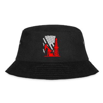 U.S. oilfield, oilfield workers - Bucket Hat - black - Front - Lela (165cm)