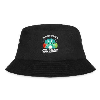 Dinosaur Pregnant Sister Offspring - Bucket Hat - black - Front - Lela (165cm)