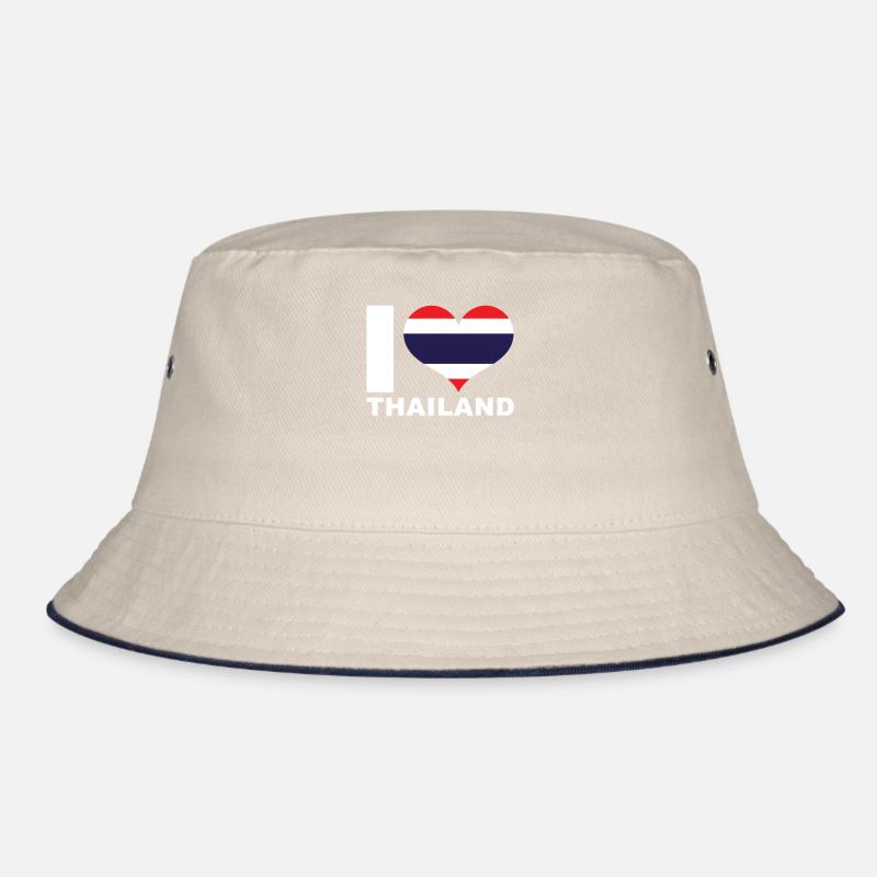 J’aime le drapeau du cœur de la Thaïlande Bob