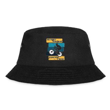 Cyclists Bicycle Biker BMX - Bucket Hat - black - Front - Lela (165cm)
