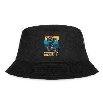 Cyclists Bicycle Biker BMX - Bucket Hat - black - Front - Lela (165cm)