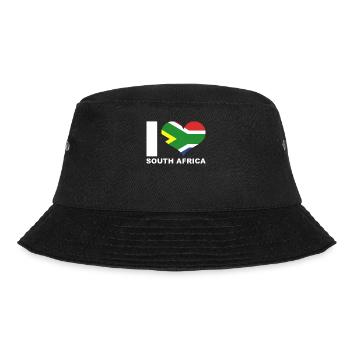 J’aime l’Afrique du Sud drapeau du cœur Afrique du Sud - Bob - noir - Devant - Lela (165cm)