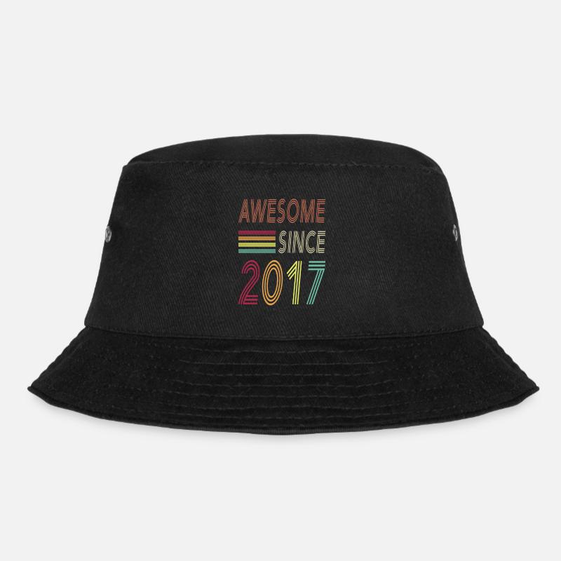 Awesome since 2017 - Bucket Hat - Schwarz