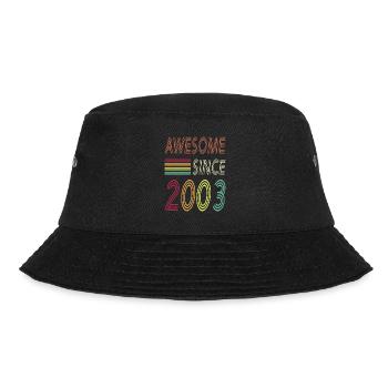 Awesome since 2003 - Bucket Hat - black - Front - Lela (165cm)