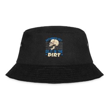 Anthropologie Im Dreck arbeiten Anthropologe - Bucket Hat - Schwarz - Vorne - Lela (165cm)
