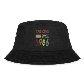 awesome since 1986 - Bucket Hat - black - Front - Lela (165cm)