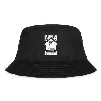 Neuer Hausbesitzer Miau Katze Katzenbesitzer - Bucket Hat - Schwarz - Vorne - Lela (165cm)