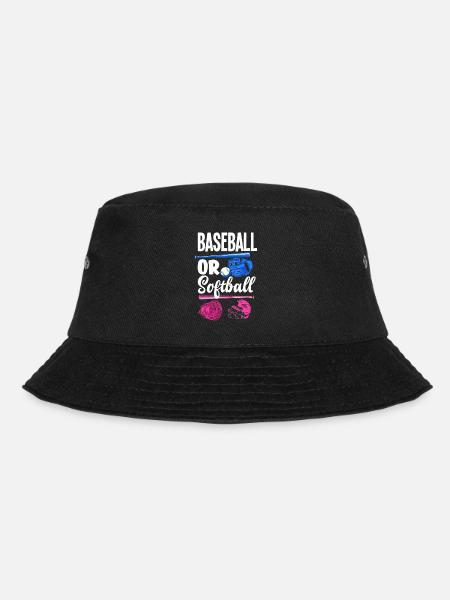 Pink Or Blue Gender Reveal Baby Party - Bucket Hat - Schwarz
