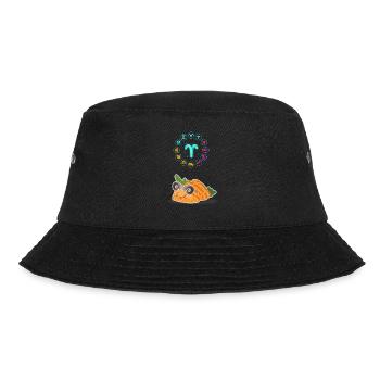 Sushi japonais Drôle Bélier Zodiac Sushi Lover Pun - Bob - noir - Devant - Lela (165cm)