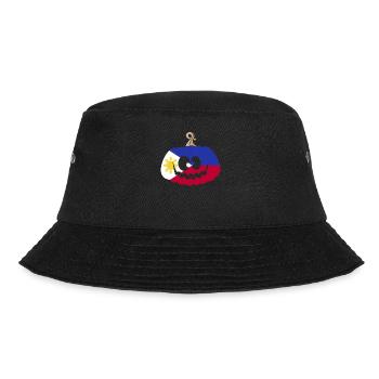 Ungarn Halloween Kürbis - Bucket Hat - Schwarz - Vorne - Lela (165cm)