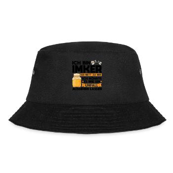 Imker Bienen Bienenzüchter Geschenk - Bucket Hat - Schwarz - Vorne - Lela (165cm)