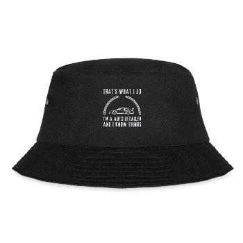 Mobile Car Polisher Waxer Interior Car Detailer - Bucket Hat - black - Front - Lela (165cm)
