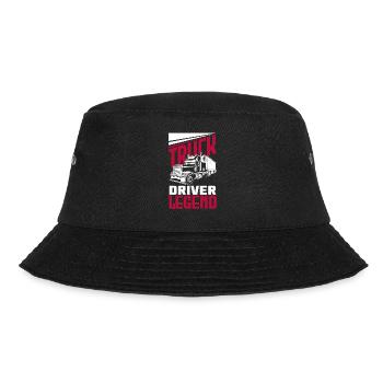 Truck Driver Trucker Truck Driver Driver - Bucket Hat - black - Front - Lela (165cm)