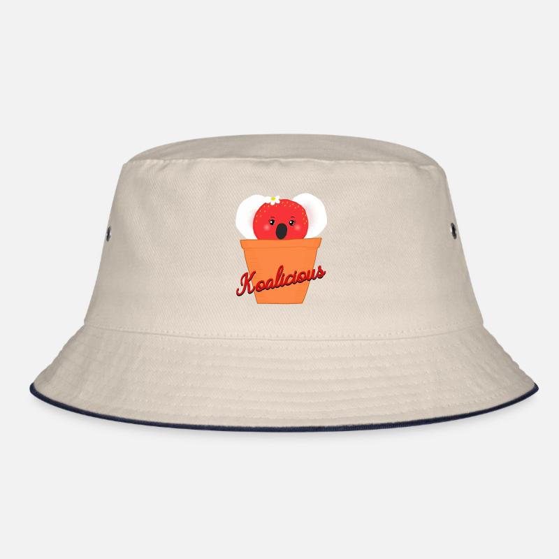 strawberry koala font Bucket Hat