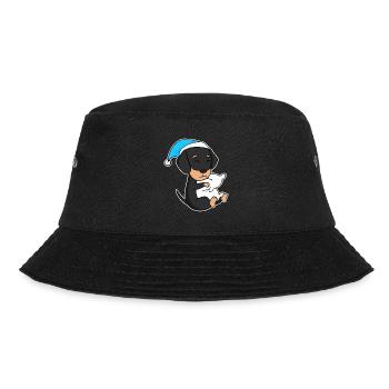Dog Dog breed Dachshund Dachshund - Bucket Hat - black - Front - Lela (165cm)