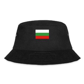 Offizielle bulgarische Flagge Bulgarischer Landesstolz - Bucket Hat - Schwarz - Vorne - Lela (165cm)