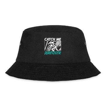 Catch Wrestling Catch Me Wrestler Fight Grappling - Bucket Hat - black - Front - Lela (165cm)