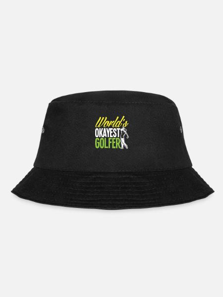 Lustiges Golfen Golf Golfer Geschenk - Bucket Hat - Schwarz