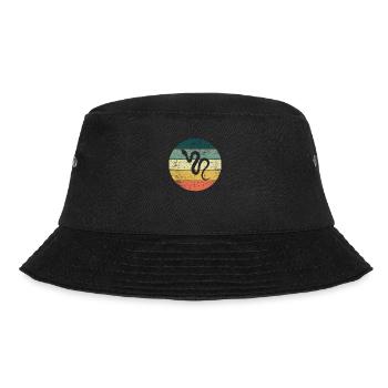 Snake Retro Reptile Python Gift idea - Bucket Hat - Schwarz - Vorne - Lela (165cm)