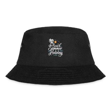 Beach Summer Holiday Holiday Leisure Holidays - Bucket Hat - black - Front - Lela (165cm)