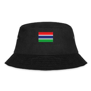 Official Gambia Flag Gambian Georgian Country - Bucket Hat - black - Front - Lela (165cm)