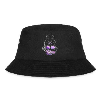 Waage Sternzeichen Geschenk Waage - Bucket Hat - Schwarz - Vorne - Lela (165cm)