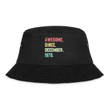 Großartig seit Dezember 1979 - Bucket Hat - Schwarz - Vorne - Lela (165cm)