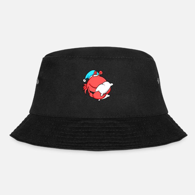 Krabbe - Bucket Hat - Schwarz