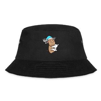 orignal doux avec oreiller et bonnet de couchage - Bob - noir - Devant - Lela (165cm)